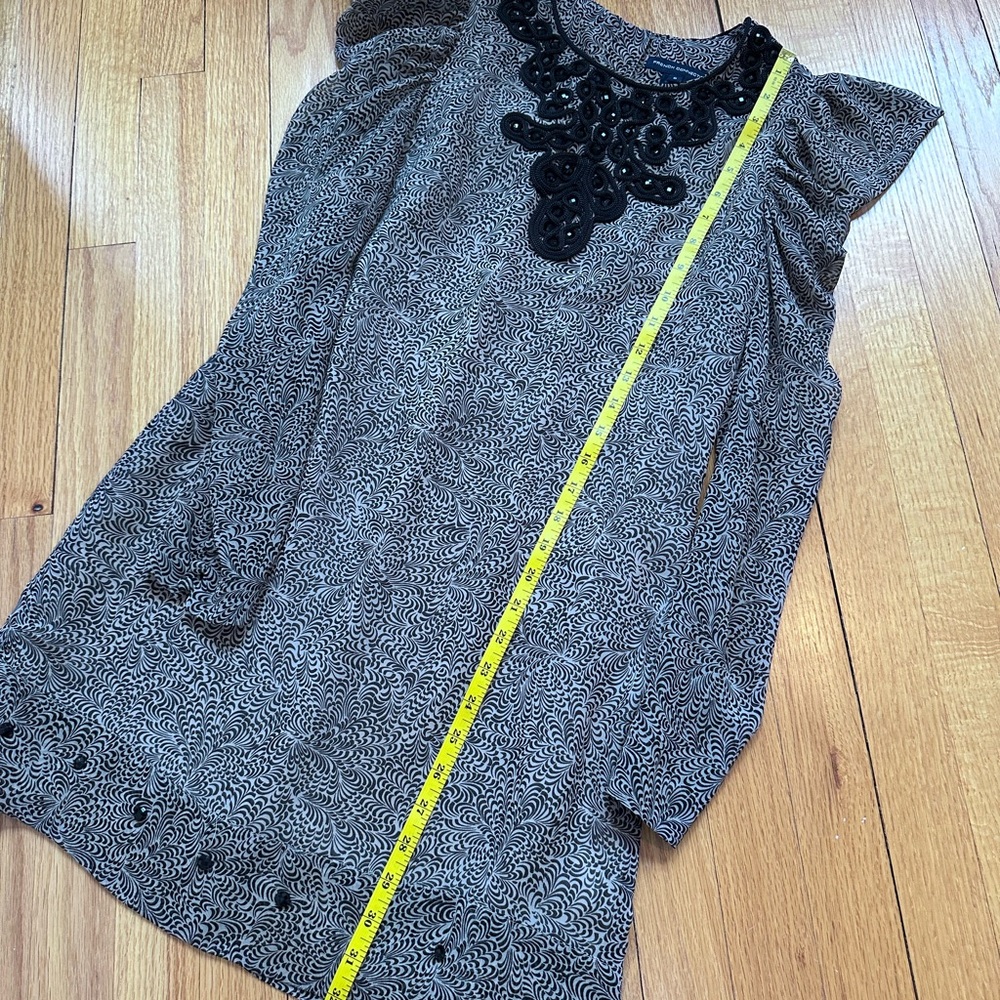 French Connection Women's Moon Moire Cocktail Mini Dress Size 6 - Picture 6 of 17